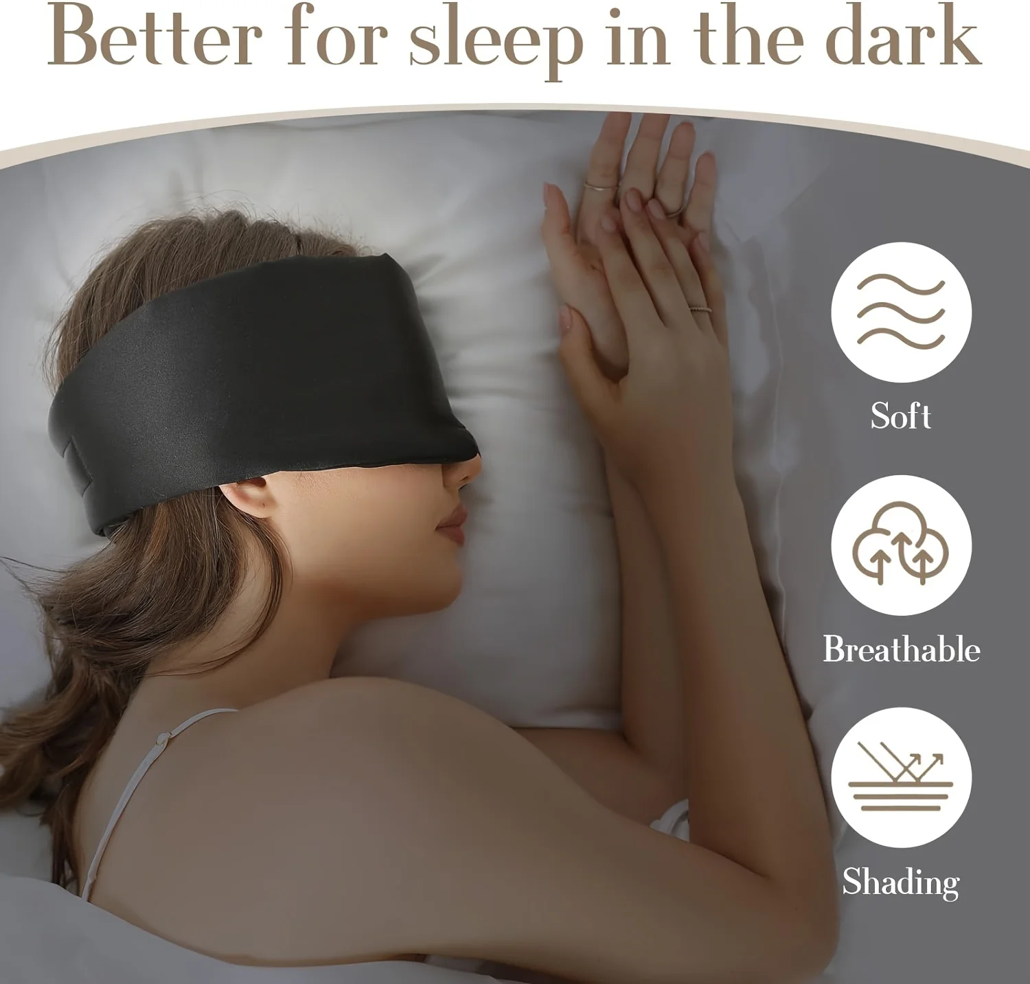 Silk Sleep Mask for Full Eye Coverage-Adjustable, Breathable & Skin-Friendly, Light-Blocking for Restful Sleep, Sleep Eye Mask Silk Sleep Mask for Full Eye Coverage-Adjustable, Breathable & Skin-Friendly, Light-Blocking for Restful Sleep, Sleep Eye Mask