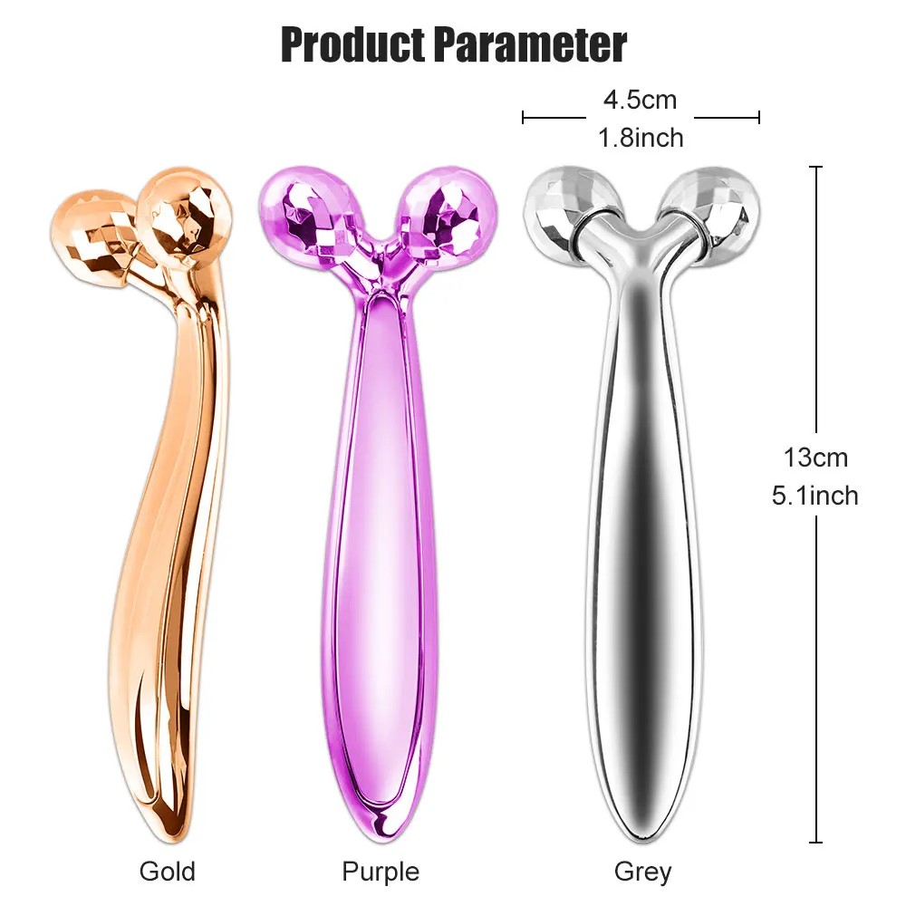 Face Lifting 3D Roller Massager 360 Rotate Face Full Body Shape Massage Facial Lifting Wrinkle Remover Relaxation Skin Care
