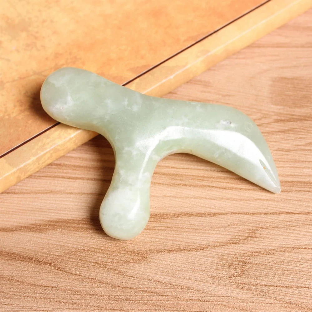 Natural Jade Foot Massager, Acupuncture Trigger Point Massage Foot Care Therapeutic Relief Tool For Foot Back Neck Shoulder Natural Jade Foot Massager, Acupuncture Trigger Point Massage Foot Care Therapeutic Relief Tool For Foot Back Neck Shoulder