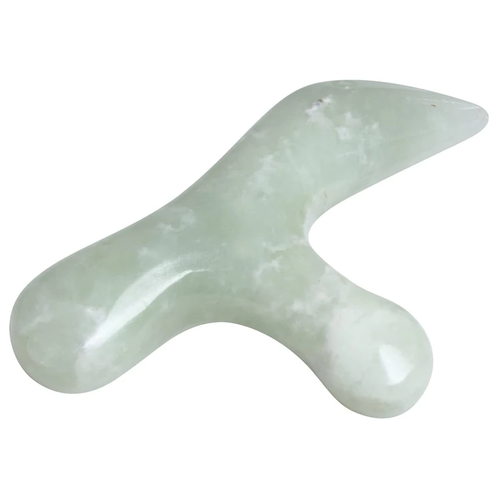 Natural Jade Foot Massager, Acupuncture Trigger Point Massage Foot Care Therapeutic Relief Tool For Foot Back Neck Shoulder Natural Jade Foot Massager, Acupuncture Trigger Point Massage Foot Care Therapeutic Relief Tool For Foot Back Neck Shoulder