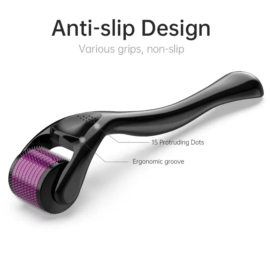 0.25mm 540 Derma Roller For Facial Skin Body Face Care Hair Growth Beard Acne Wrinkle Red Blood Removal Micro Needle Treatment