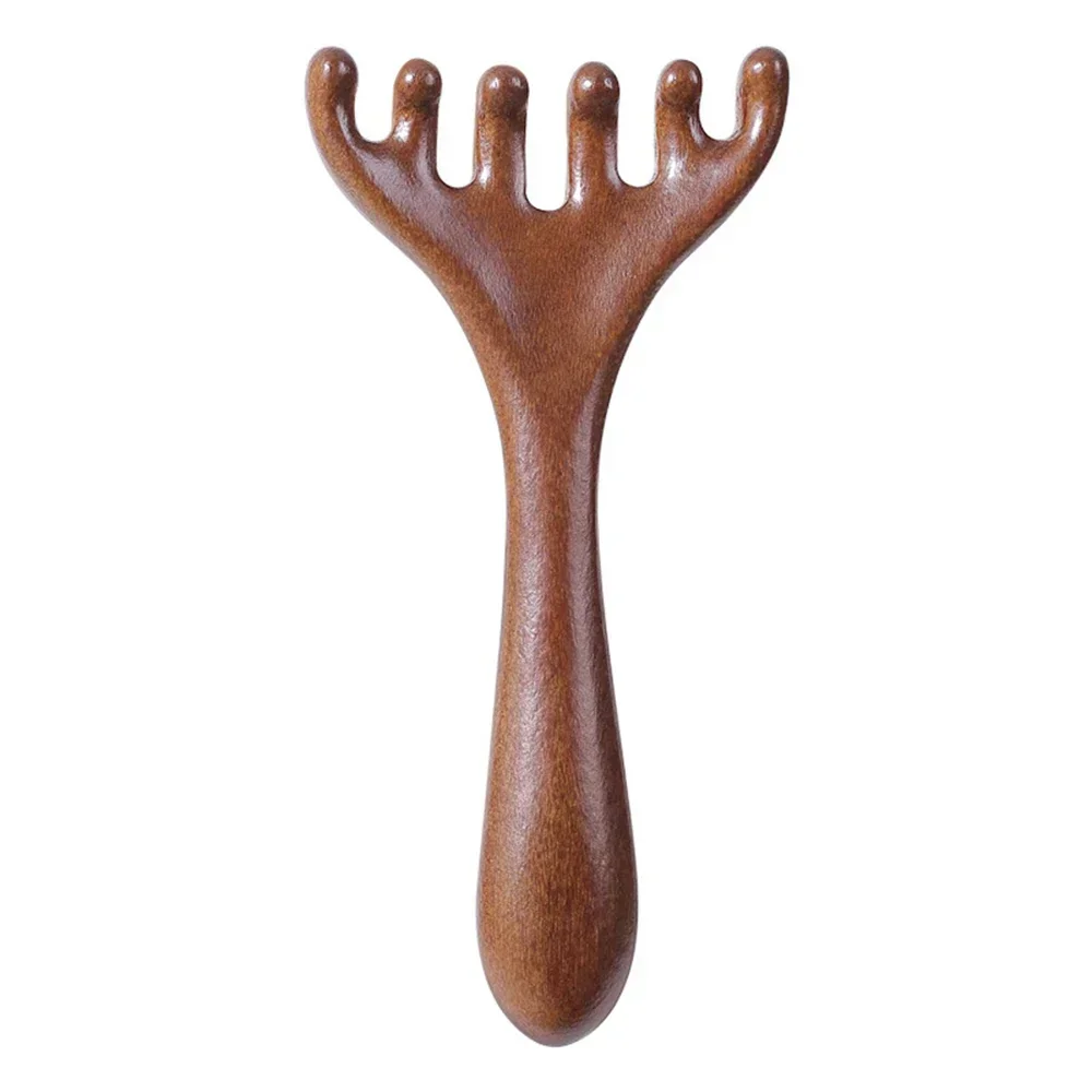 1Pcs Massager Gua Sha Natural Golden Sandalwood Five-Claw Scalp Tool Back Scratcher Spa Handheld Meridian Massage Comb Hair Care 1Pcs Massager Gua Sha Natural Golden Sandalwood Five-Claw Scalp Tool Back Scratcher Spa Handheld Meridian Massage Comb Hair Care