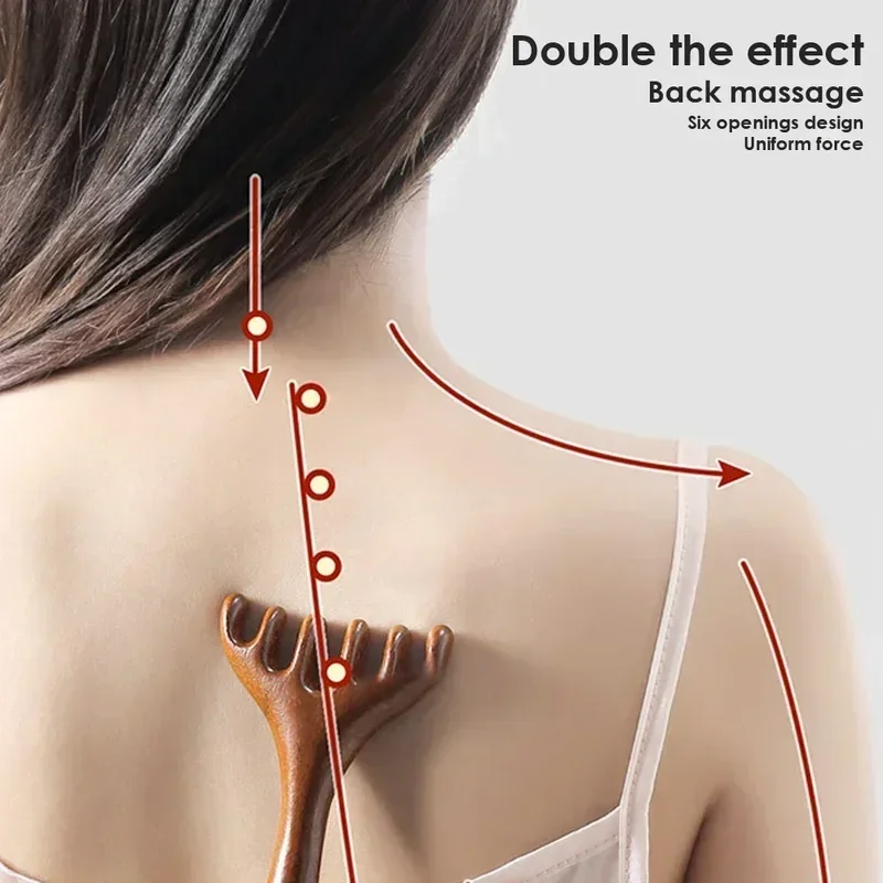 1Pcs Massager Gua Sha Natural Golden Sandalwood Five-Claw Scalp Tool Back Scratcher Spa Handheld Meridian Massage Comb Hair Care 1Pcs Massager Gua Sha Natural Golden Sandalwood Five-Claw Scalp Tool Back Scratcher Spa Handheld Meridian Massage Comb Hair Care