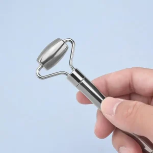 Facial Roller Gua Sha Beauty Face Neck Massage Tool Stainless Steel Skin Tightening Face Lifting Beauty Care Massage Roller