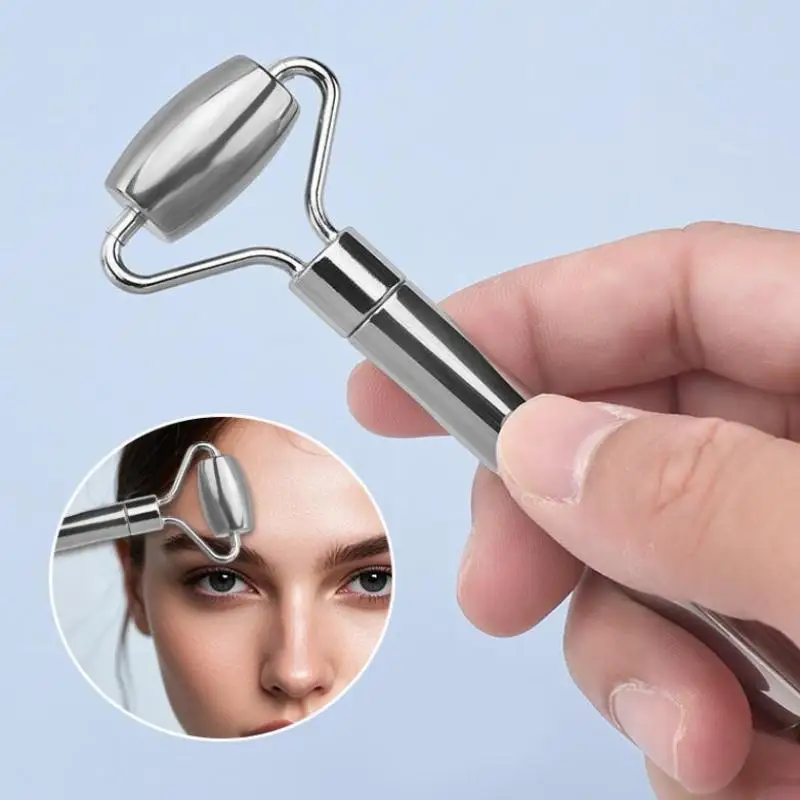 Facial Roller Gua Sha Beauty Face Neck Massage Tool Stainless Steel Skin Tightening Face Lifting Beauty Care Massage Roller - Image 3