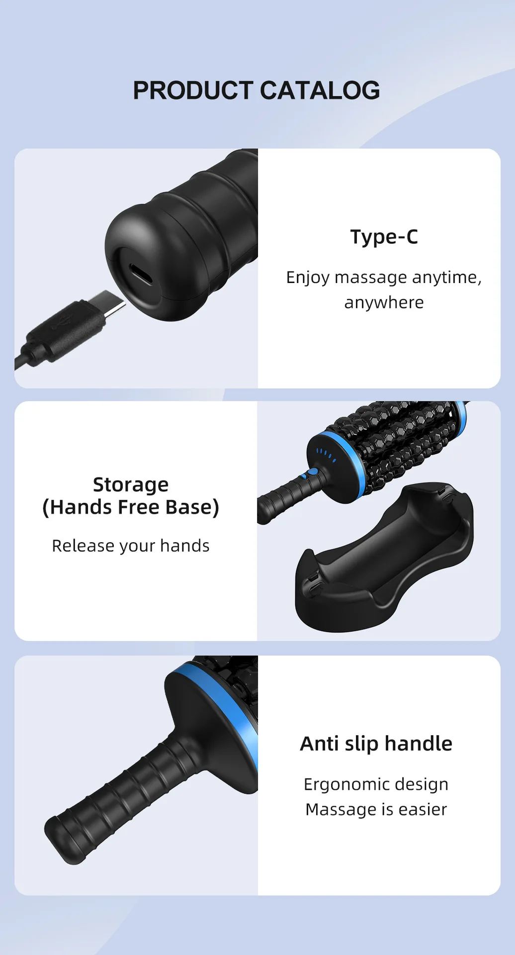 NEWGAGA Cordless Roller Body Massage Rechargeable Back Foot Leg Relaxer Vibrators Rolling Percussive Massager Muscle Relaxation NEWGAGA Cordless Roller Body Massage Rechargeable Back Foot Leg Relaxer Vibrators Rolling Percussive Massager Muscle Relaxation