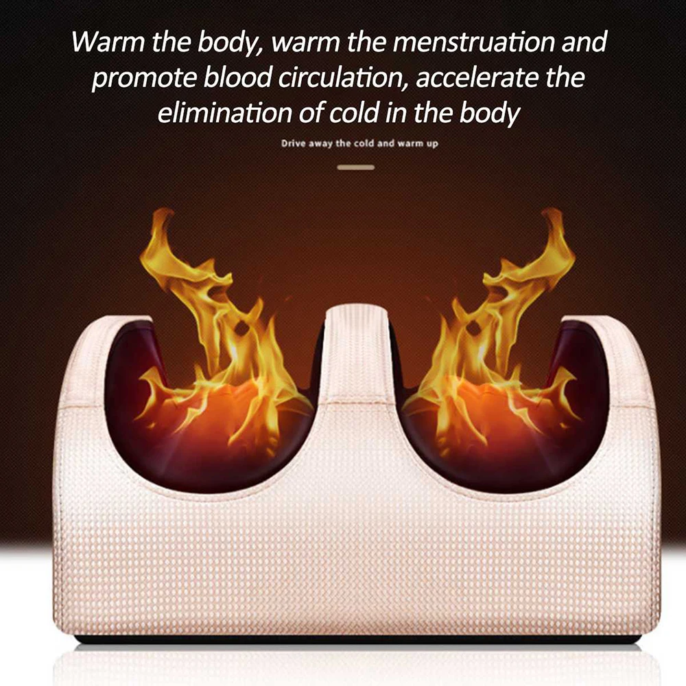 Electric Foot Massager Heating Therapy Hot Compression Shiatsu Kneading Roller Muscle Relaxation Pain Relief Foot Spa Machine Electric Foot Massager Heating Therapy Hot Compression Shiatsu Kneading Roller Muscle Relaxation Pain Relief Foot Spa Machine