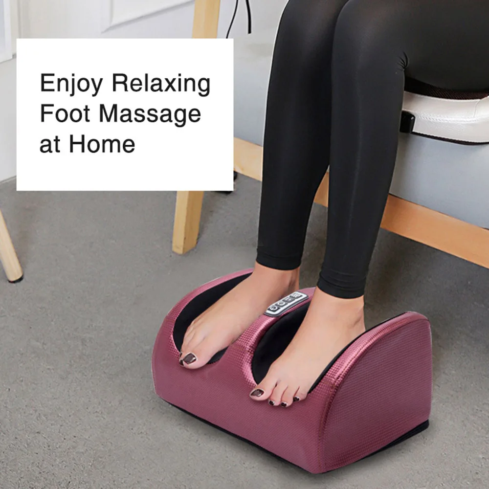 Electric Foot Massager Heating Therapy Hot Compression Shiatsu Kneading Roller Muscle Relaxation Pain Relief Foot Spa Machine Electric Foot Massager Heating Therapy Hot Compression Shiatsu Kneading Roller Muscle Relaxation Pain Relief Foot Spa Machine