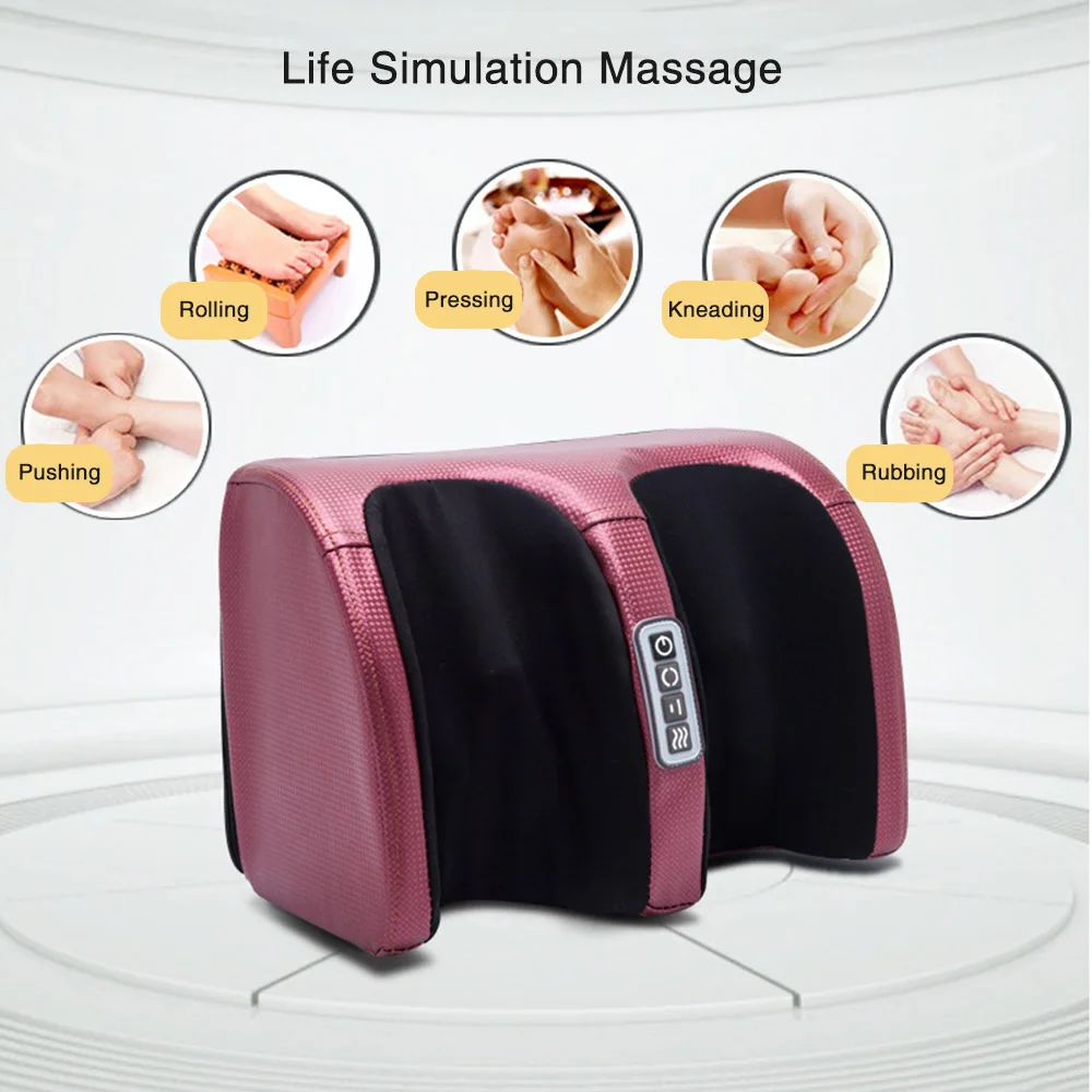 Electric Foot Massager Heating Therapy Hot Compression Shiatsu Kneading Roller Muscle Relaxation Pain Relief Foot Spa Machine Electric Foot Massager Heating Therapy Hot Compression Shiatsu Kneading Roller Muscle Relaxation Pain Relief Foot Spa Machine