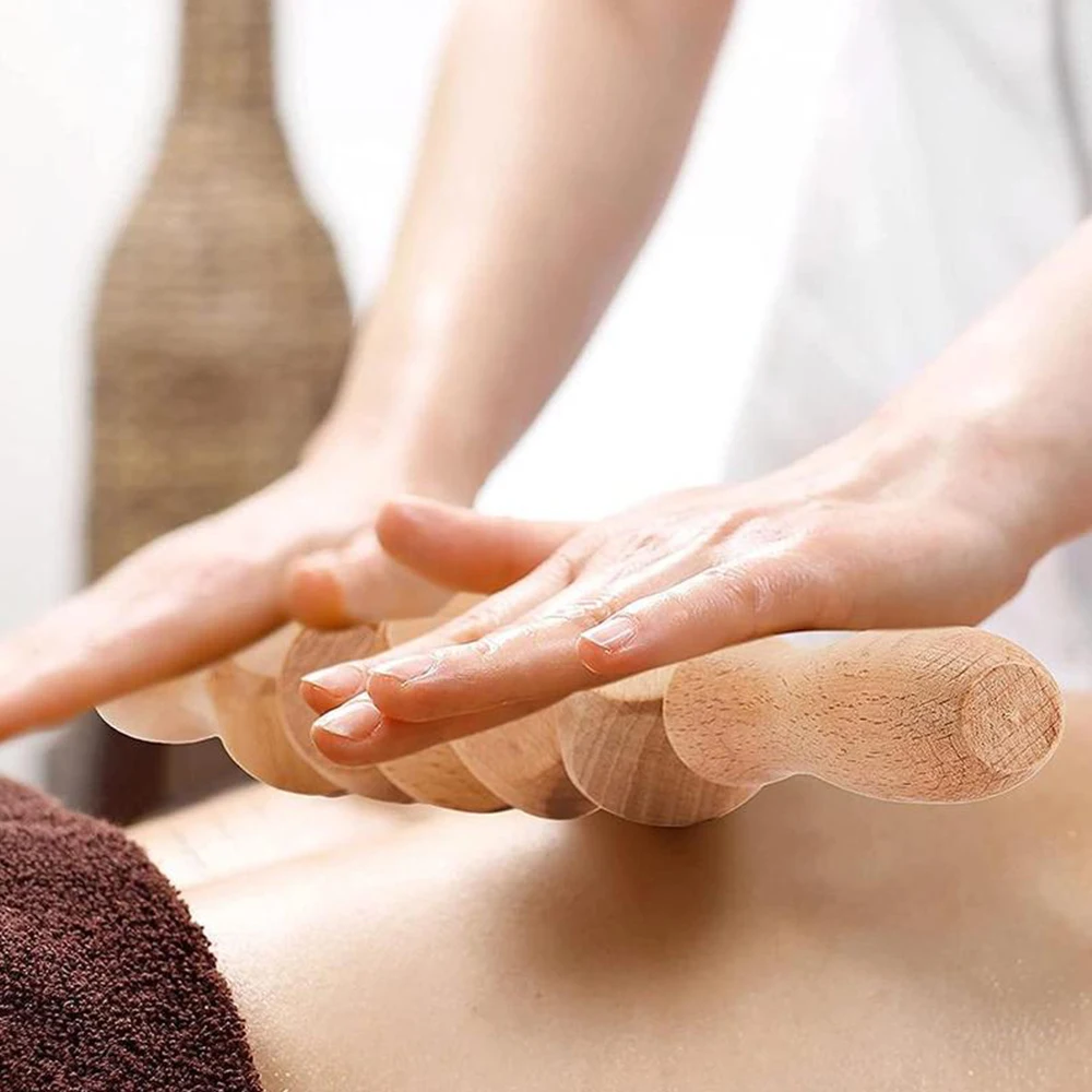 6 In 1 Wood Therapy Massage Tool Lymphatic Drainage Massager Anti Cellulite Fascia Massage Roller for Full Body Muscle relaxatio 6 In 1 Wood Therapy Massage Tool Lymphatic Drainage Massager Anti Cellulite Fascia Massage Roller for Full Body Muscle relaxatio