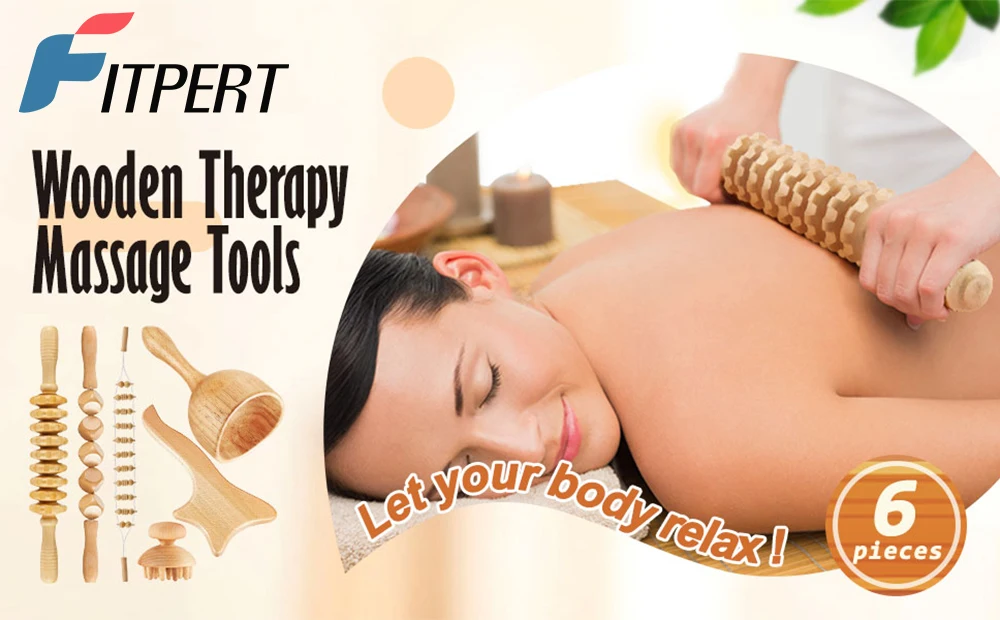 6 In 1 Wood Therapy Massage Tool Lymphatic Drainage Massager Anti Cellulite Fascia Massage Roller for Full Body Muscle relaxatio 6 In 1 Wood Therapy Massage Tool Lymphatic Drainage Massager Anti Cellulite Fascia Massage Roller for Full Body Muscle relaxatio