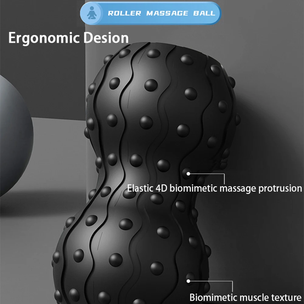 Rechargeable 5 Gears Vibrating Massage Ball Portable Peanut Massager Vibrating Foam Roller For Fitness Mobility Yoga Relaxation Rechargeable 5 Gears Vibrating Massage Ball Portable Peanut Massager Vibrating Foam Roller For Fitness Mobility Yoga Relaxation