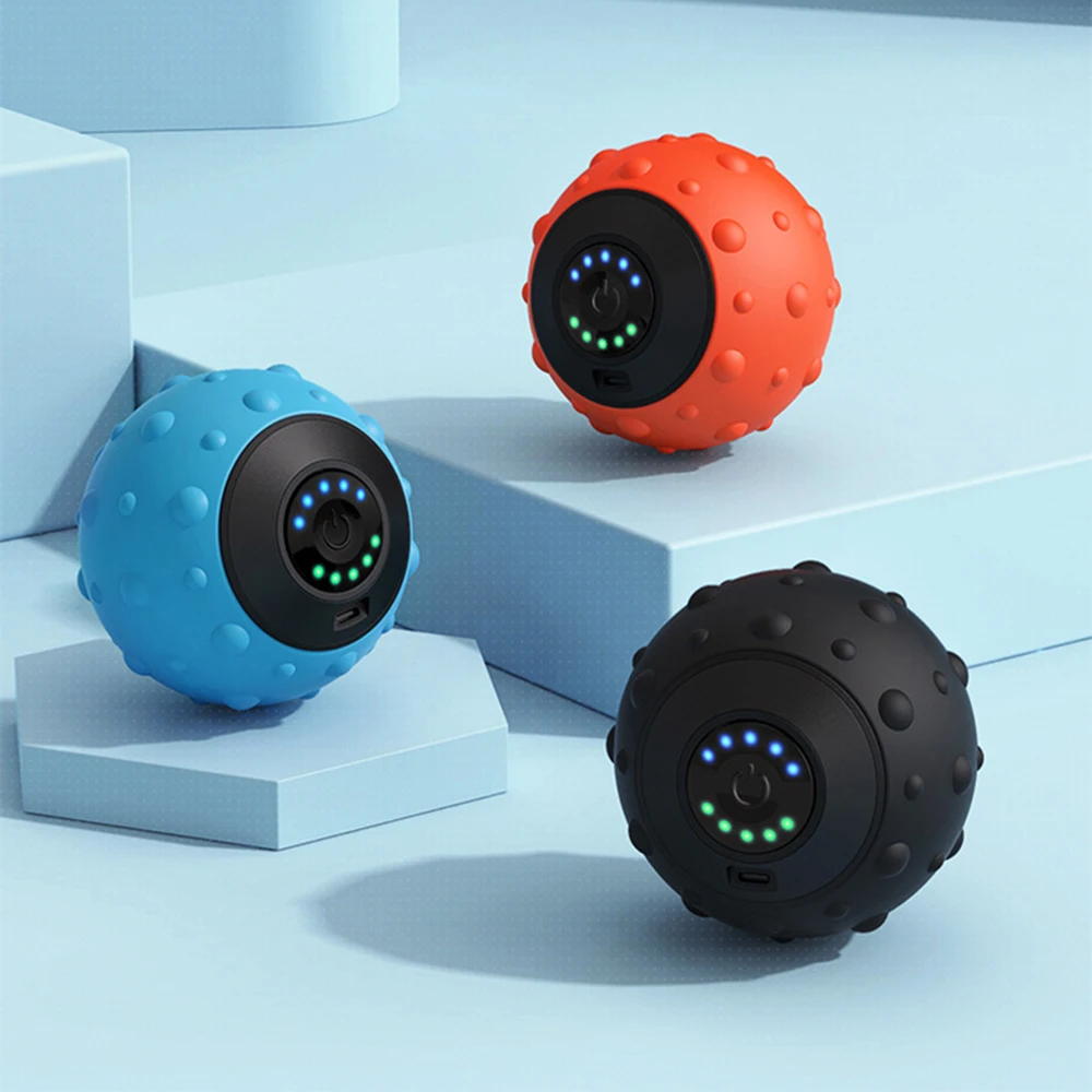 Rechargeable 5 Gears Vibrating Massage Ball Portable Peanut Massager Vibrating Foam Roller For Fitness Mobility Yoga Relaxation Rechargeable 5 Gears Vibrating Massage Ball Portable Peanut Massager Vibrating Foam Roller For Fitness Mobility Yoga Relaxation
