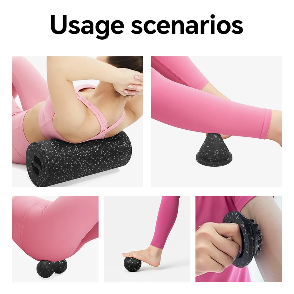 5-in-1 Fascia Roller Set Muscle Recovery Set-Vibrating Foam Roller&Peanut Massage Ball for Back,Neck,Leg Yoga Workout 5-in-1 Fascia Roller Set Muscle Recovery Set-Vibrating Foam Roller&Peanut Massage Ball for Back,Neck,Leg Yoga Workout