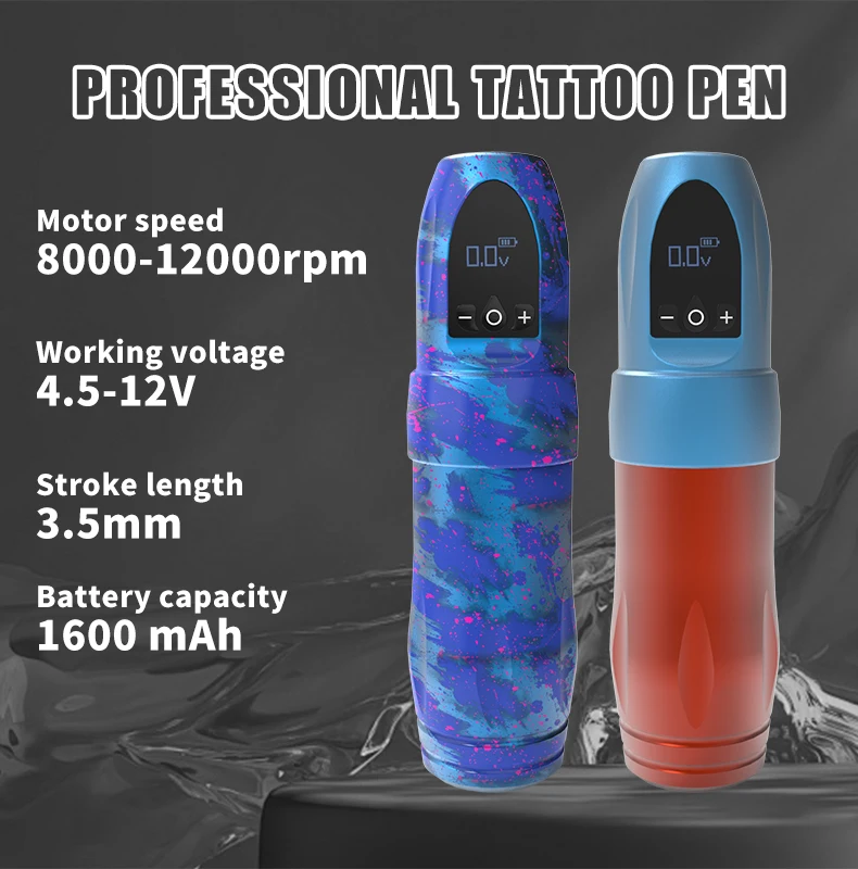 YILONG Tattoo Machine Pen 1600mAh Wireless Power Supply Permanent Makeup Coreless Motor Direct Drive Tattoo Gun For Art YILONG Tattoo Machine Pen 1600mAh Wireless Power Supply Permanent Makeup Coreless Motor Direct Drive Tattoo Gun For Art