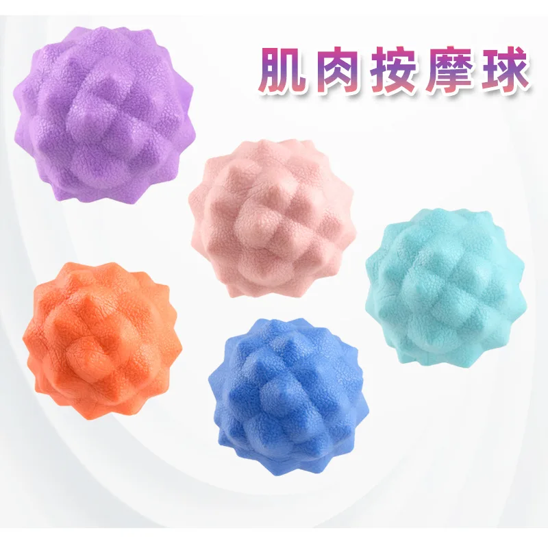 TPR Raised Point Fascia Massage Ball Deep Tissue Muscle Relaxation Yoga Fitness Ball Waist Back Foot Massager Posture Master TPR Raised Point Fascia Massage Ball Deep Tissue Muscle Relaxation Yoga Fitness Ball Waist Back Foot Massager Posture Master