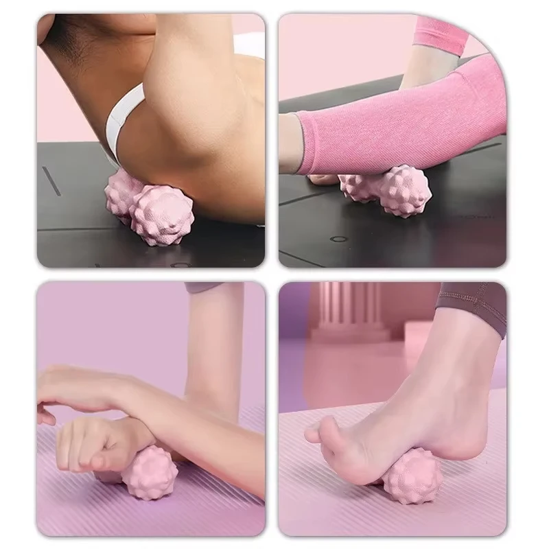 TPR Raised Point Fascia Massage Ball Deep Tissue Muscle Relaxation Yoga Fitness Ball Waist Back Foot Massager Posture Master TPR Raised Point Fascia Massage Ball Deep Tissue Muscle Relaxation Yoga Fitness Ball Waist Back Foot Massager Posture Master