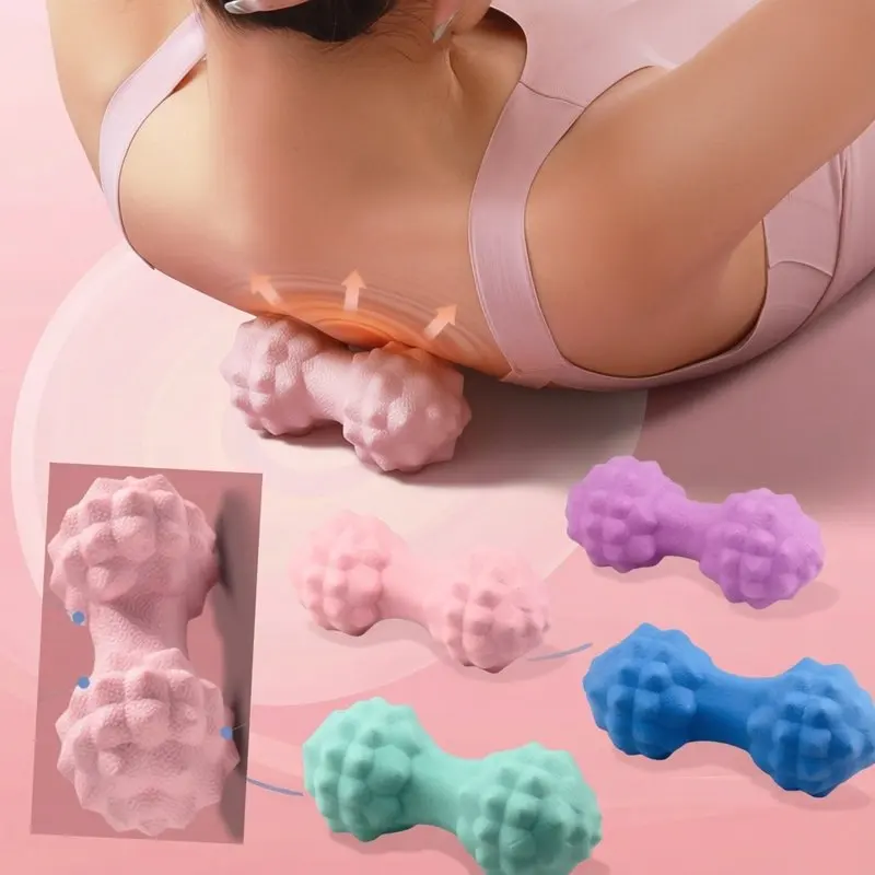 TPR Raised Point Fascia Massage Ball Deep Tissue Muscle Relaxation Yoga Fitness Ball Waist Back Foot Massager Posture Master TPR Raised Point Fascia Massage Ball Deep Tissue Muscle Relaxation Yoga Fitness Ball Waist Back Foot Massager Posture Master
