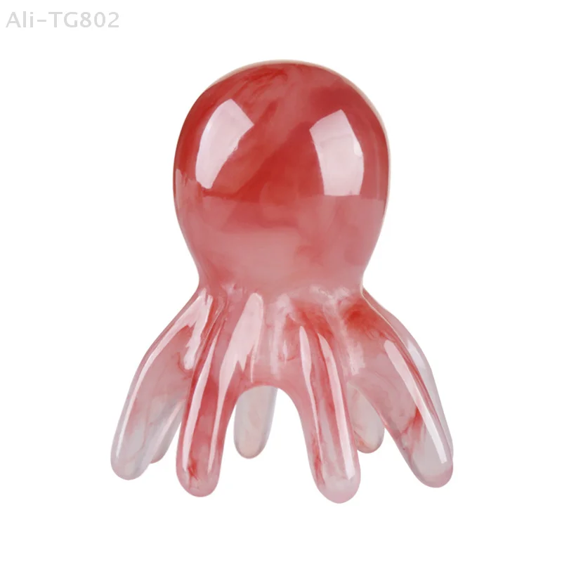 Resin Octopus Scalp Massage Comb Meridian Scraping Acupuncture Gua Sha Fatigue Relief Brush for Head And Body Resin Octopus Scalp Massage Comb Meridian Scraping Acupuncture Gua Sha Fatigue Relief Brush for Head And Body