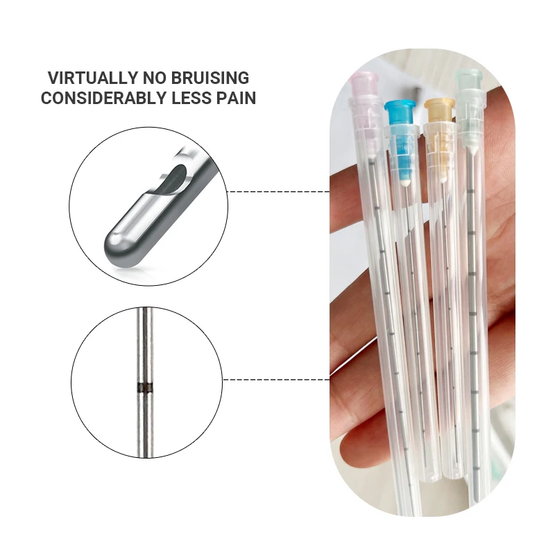 Micro Tip Blunt Cannula for Filler 18G 20G 21G 22G 25G 27G 30G 25/38/50/70mm Disposable Sterile Syringe Needle Micro Tip Blunt Cannula for Filler 18G 20G 21G 22G 25G 27G 30G 25/38/50/70mm Disposable Sterile Syringe Needle
