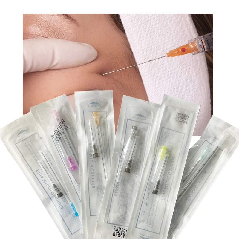 Micro Tip Blunt Cannula for Filler 18G 20G 21G 22G 25G 27G 30G 25/38/50/70mm Disposable Sterile Syringe Needle Micro Tip Blunt Cannula for Filler 18G 20G 21G 22G 25G 27G 30G 25/38/50/70mm Disposable Sterile Syringe Needle