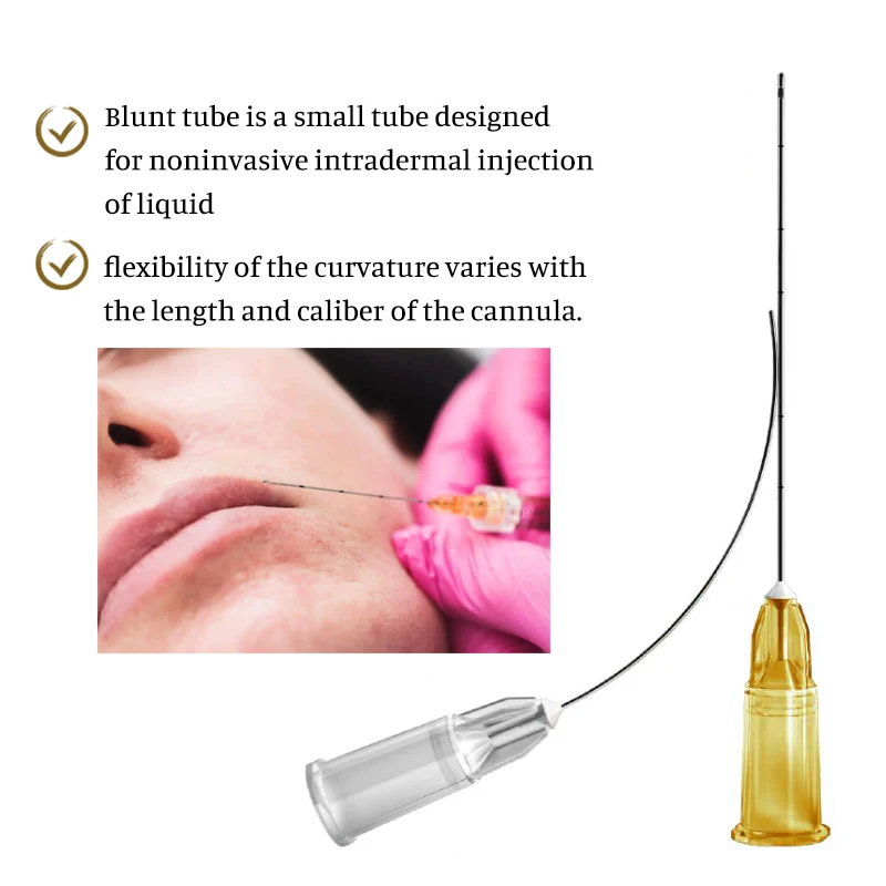 Micro Tip Blunt Cannula for Filler 18G 20G 21G 22G 25G 27G 30G 25/38/50/70mm Disposable Sterile Syringe Needle Micro Tip Blunt Cannula for Filler 18G 20G 21G 22G 25G 27G 30G 25/38/50/70mm Disposable Sterile Syringe Needle
