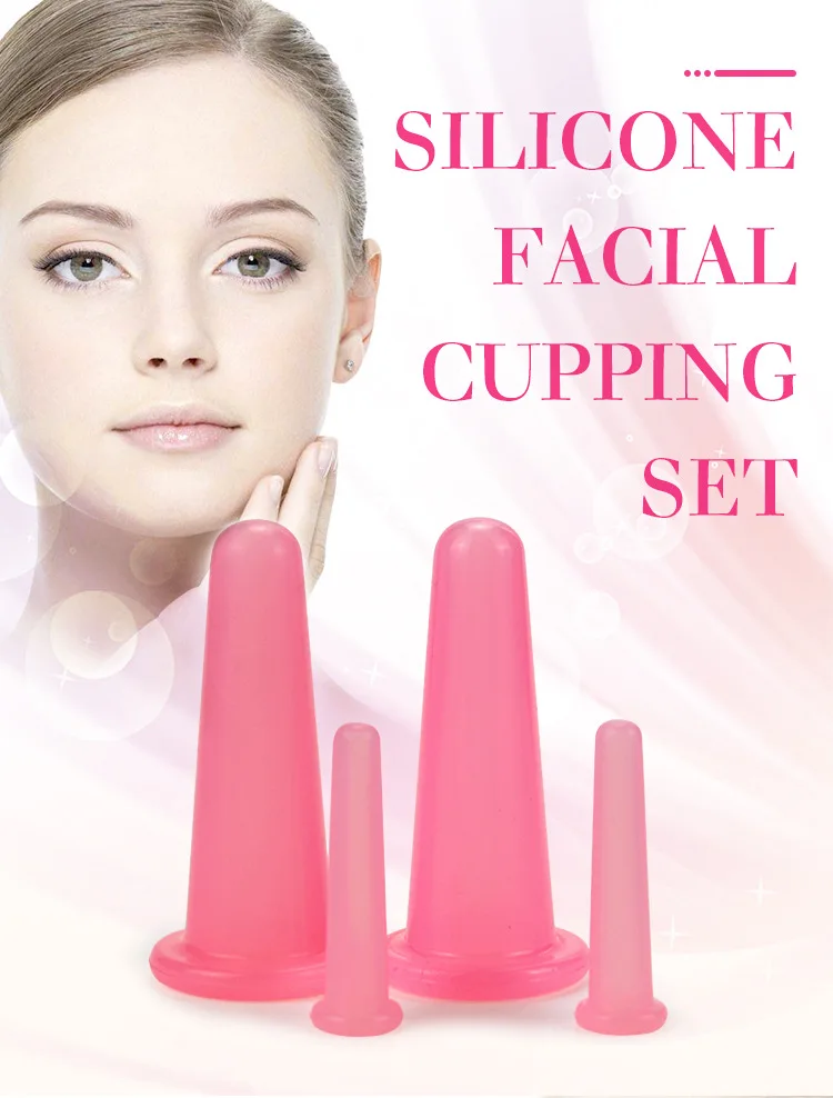 4pcs Silicone Facial Cupping Set for Face And Eye Anti-Cellulite Massage Health Care Vacuum Cupping Kit for Facial Care 4pcs Silicone Facial Cupping Set for Face And Eye Anti-Cellulite Massage Health Care Vacuum Cupping Kit for Facial Care
