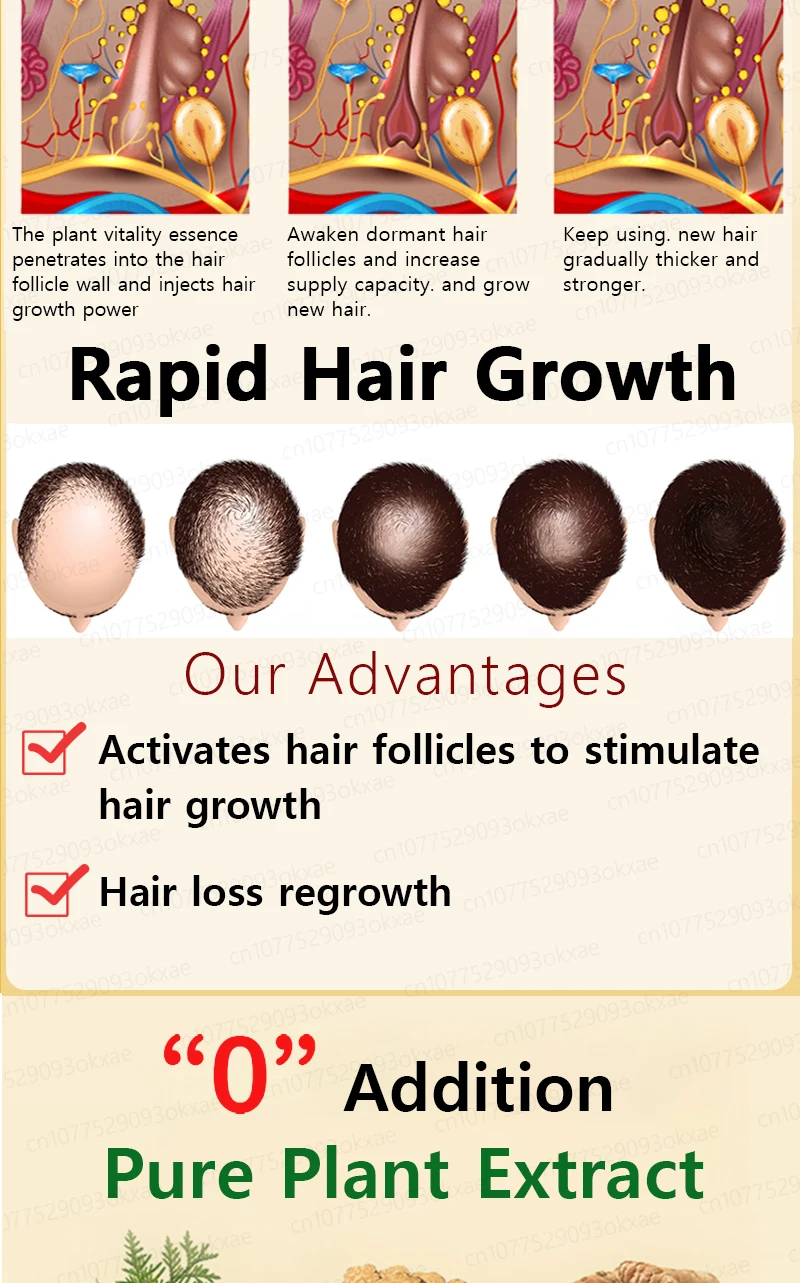 Grow cool hair secretly and surprise everyone. Say goodbye to baldness and hair loss now