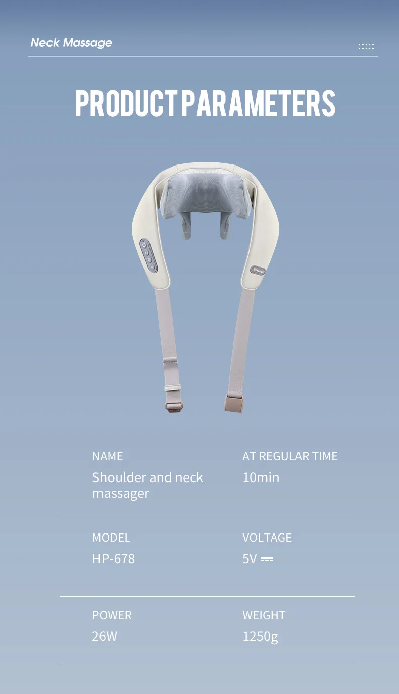 Foreverlily 26W Brushless Motor Neck And Shoulder Massager Wireless Shoulder And Back Kneading Massage Shawl Neck masajeador Foreverlily 26W Brushless Motor Neck And Shoulder Massager Wireless Shoulder And Back Kneading Massage Shawl Neck masajeador