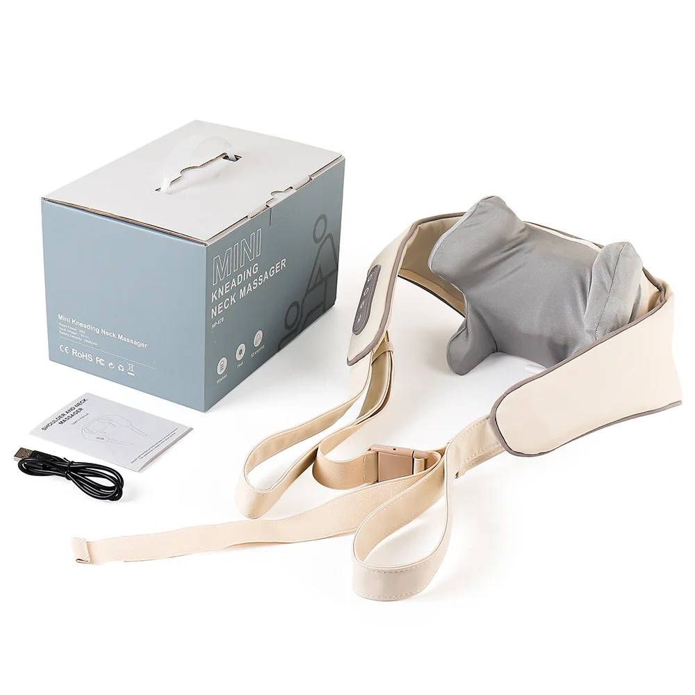 Foreverlily 26W Brushless Motor Neck And Shoulder Massager Wireless Shoulder And Back Kneading Massage Shawl Neck masajeador Foreverlily 26W Brushless Motor Neck And Shoulder Massager Wireless Shoulder And Back Kneading Massage Shawl Neck masajeador