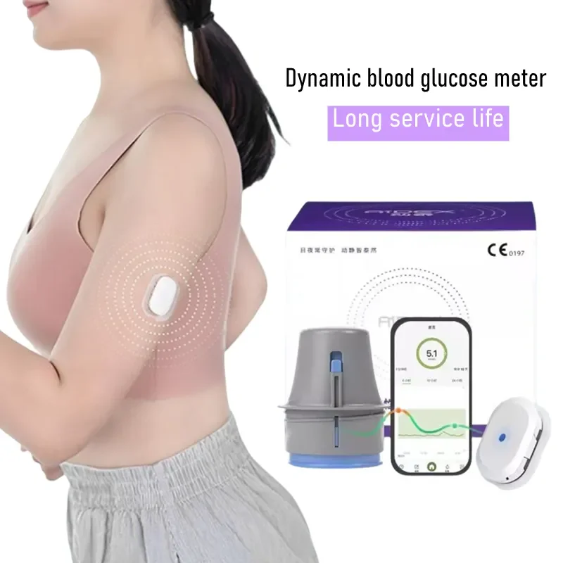 Aidex Glucose Sensor Transmitter Glucometer cgm monitor continuous glucose Diabetes Testing without puncture Freestyle Libre - Image 2