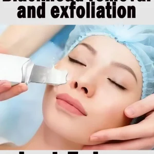 Deep vibrating facial cleansing scraper/ultrasonic facial cleansing device, exfoliating blackhead remover/facial massager