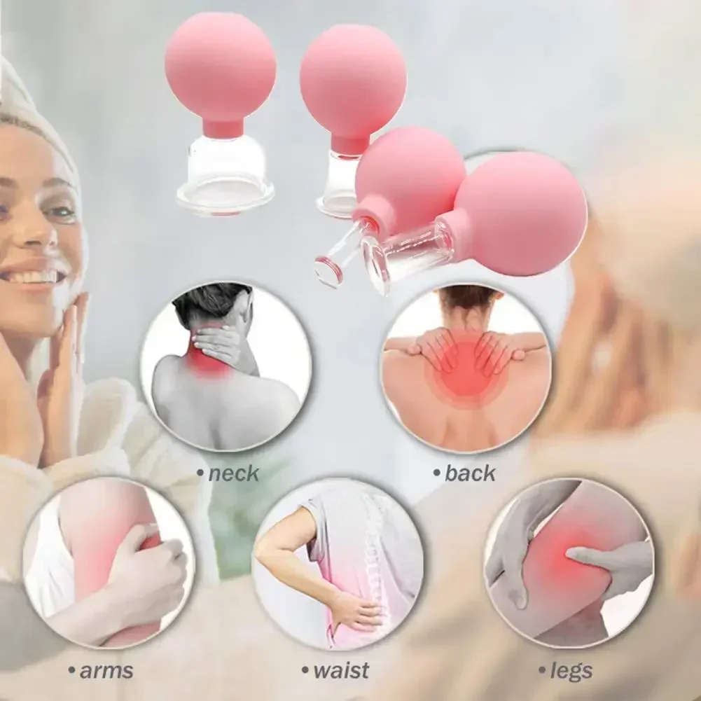 Vacuum Cupping Glass Jar Cellulite Massager For Face Acupuncture Hijama Suction Cup Slimming Fat Burning Health Care Face Sucker - Image 3