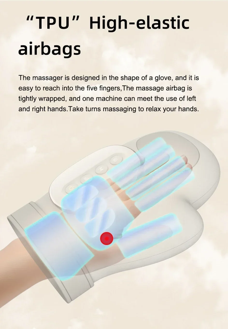 Intelligent Hot Compress Hand Massager Electric Finger Massager Air Compression Vibration Massage For Finger Palm Fatigue Relax Intelligent Hot Compress Hand Massager Electric Finger Massager Air Compression Vibration Massage For Finger Palm Fatigue Relax