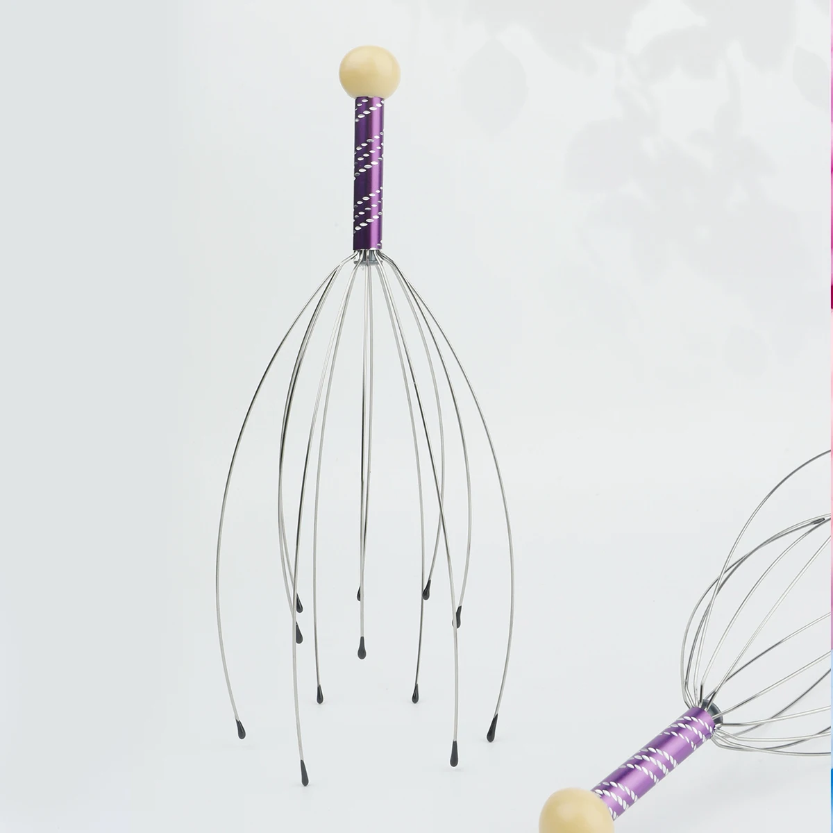 Octopus Head Massager Scratching Scalp Relaxation Relief Body Massager Scratcher Relieves Tension Health Care Tools Random