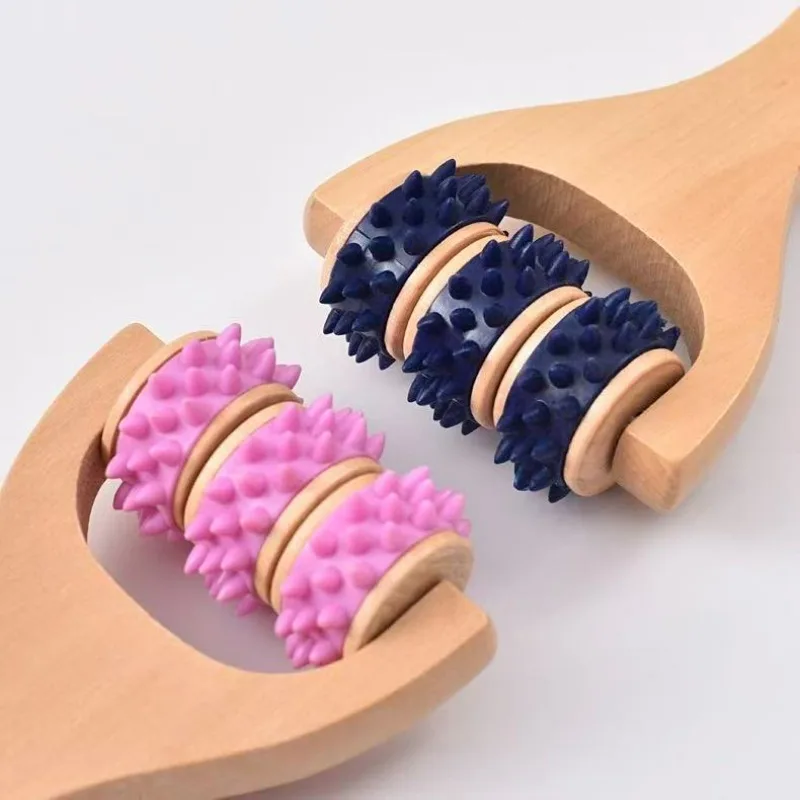Wooden Massage Roller Set | Handheld Body & Foot Massager for Neck Back Legs | Muscle Relief Tool for Home & Office Use Wooden Massage Roller Set | Handheld Body & Foot Massager for Neck Back Legs | Muscle Relief Tool for Home & Office Use
