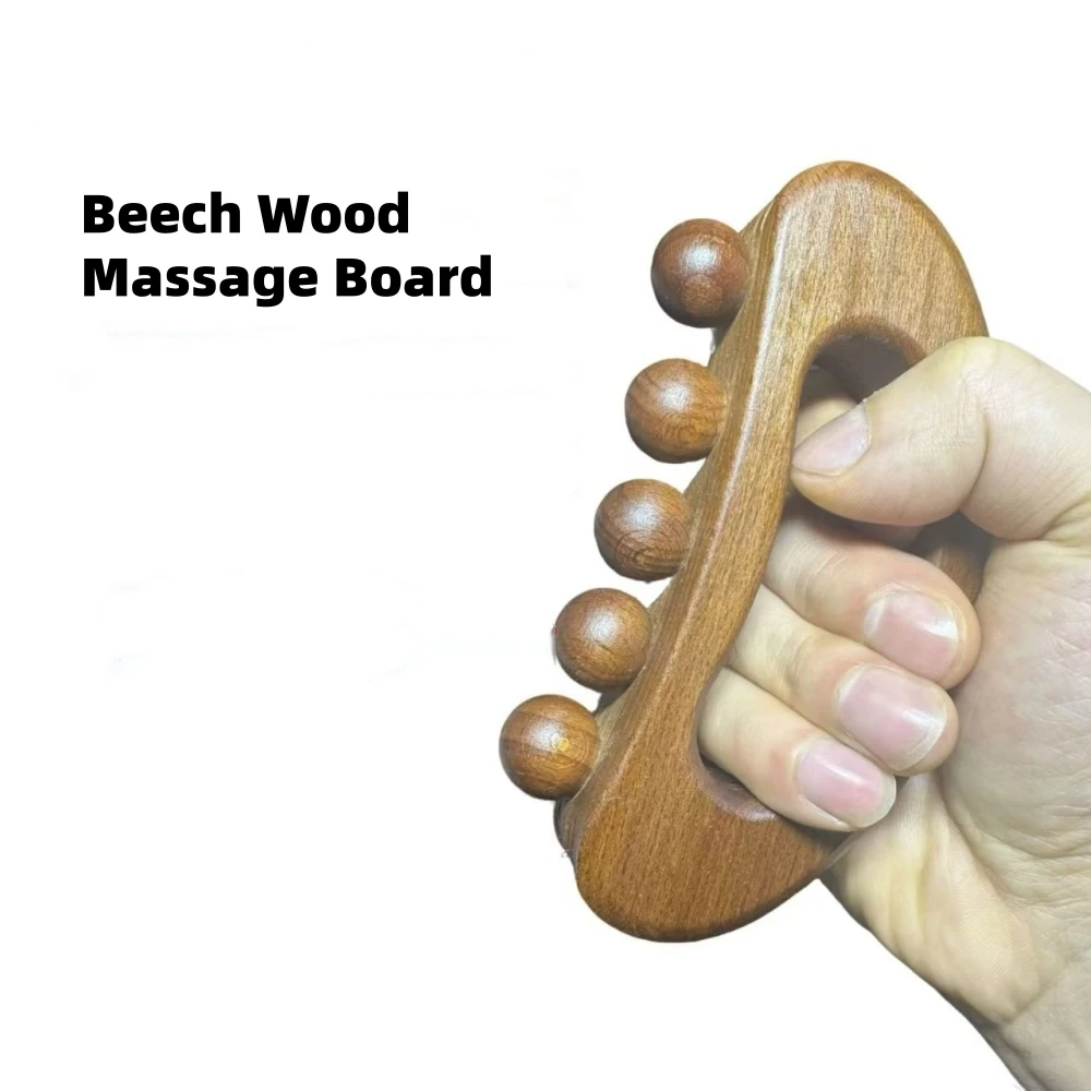 Wood Therapy Massage Board Lymphatic Drainage Wooden Massager for Body Sculpting Cellulite Reduction - Natural Body Care Tool