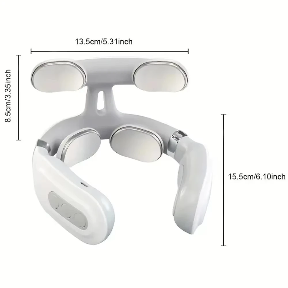 Portable Smart Neck Massager USB Charging for Cervical Pain Relief for Neck PainElectric Deep Tissue Massager for Neck Portable Smart Neck Massager USB Charging for Cervical Pain Relief for Neck PainElectric Deep Tissue Massager for Neck
