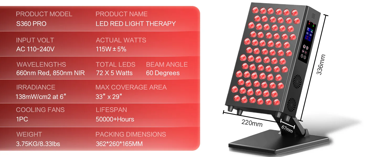 Double Chip Timing Led Red Light Therapy Panel Lamp 660nm Near Infrared Therapy Light 850nm LED Beauty Devices for Face and Body Double Chip Timing Led Red Light Therapy Panel Lamp 660nm Near Infrared Therapy Light 850nm LED Beauty Devices for Face and Body