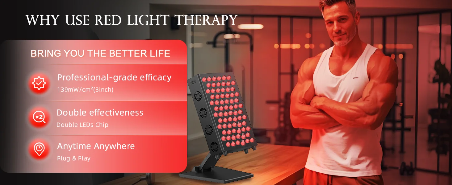 Double Chip Timing Led Red Light Therapy Panel Lamp 660nm Near Infrared Therapy Light 850nm LED Beauty Devices for Face and Body Double Chip Timing Led Red Light Therapy Panel Lamp 660nm Near Infrared Therapy Light 850nm LED Beauty Devices for Face and Body
