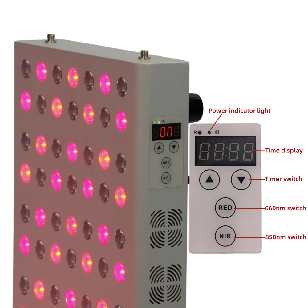 Double Chip Timing Led Red Light Therapy Panel Lamp 660nm Near Infrared Therapy Light 850nm LED Beauty Devices for Face and Body Double Chip Timing Led Red Light Therapy Panel Lamp 660nm Near Infrared Therapy Light 850nm LED Beauty Devices for Face and Body