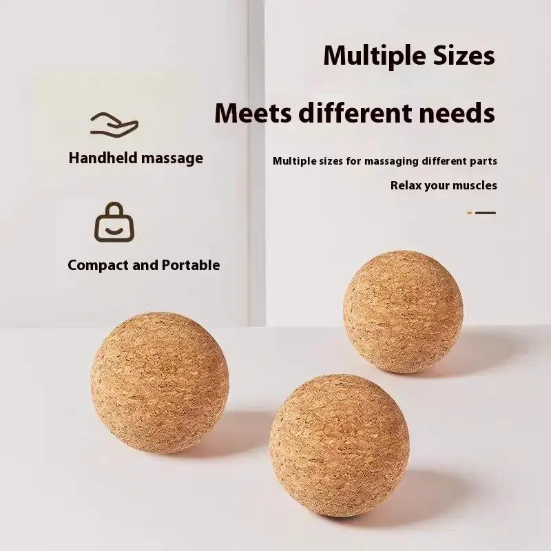 Cork Massage Ball Back Massage Foot Massager Yoga Ball Tension Release Therapy Myofascial Ball Relax Muscles Trigger Point Cork Massage Ball Back Massage Foot Massager Yoga Ball Tension Release Therapy Myofascial Ball Relax Muscles Trigger Point