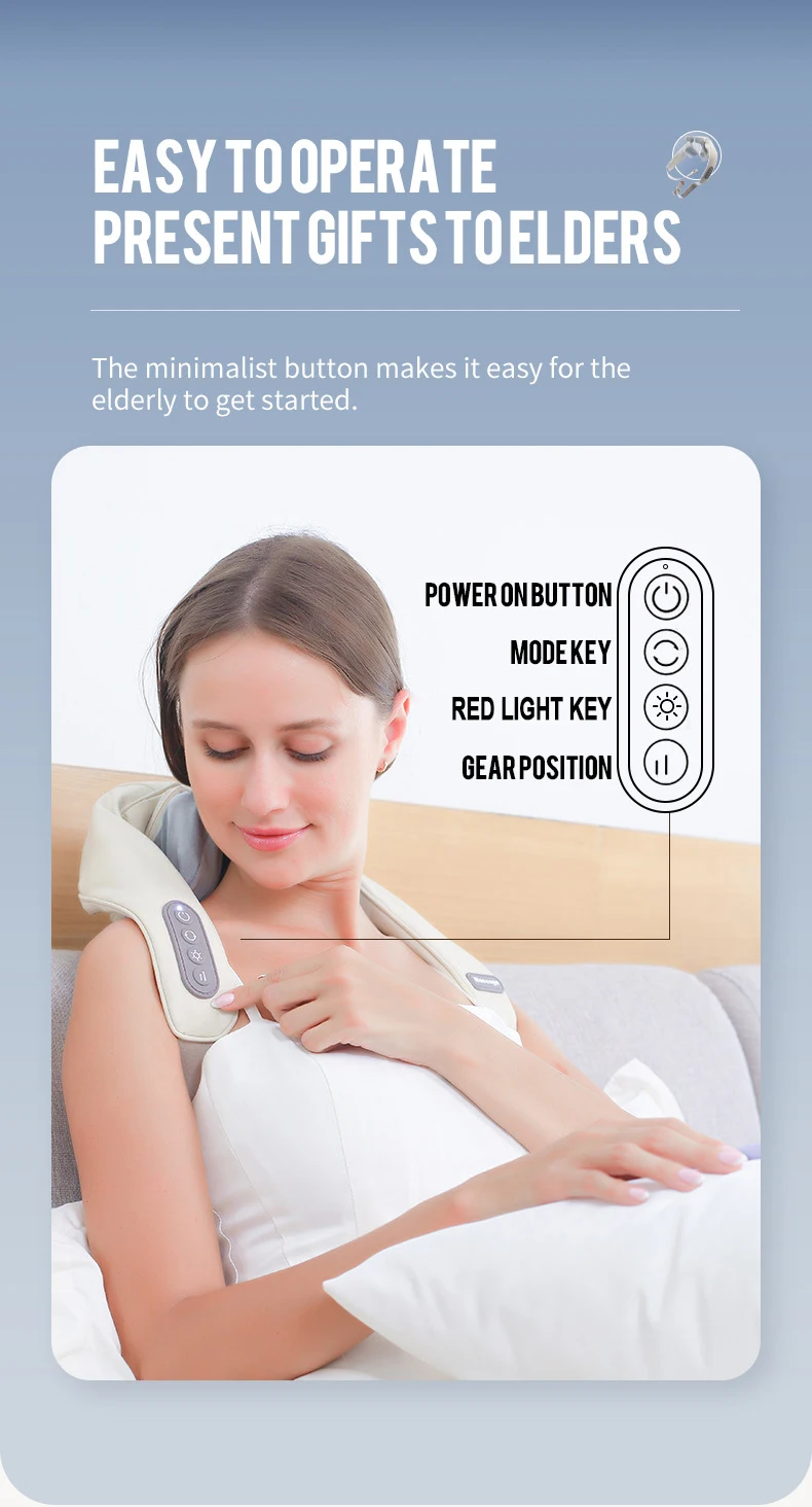 Foreverlily 26W Brushless Motor Neck And Shoulder Massager Wireless Shoulder And Back Kneading Massage Shawl Neck masajeador Foreverlily 26W Brushless Motor Neck And Shoulder Massager Wireless Shoulder And Back Kneading Massage Shawl Neck masajeador