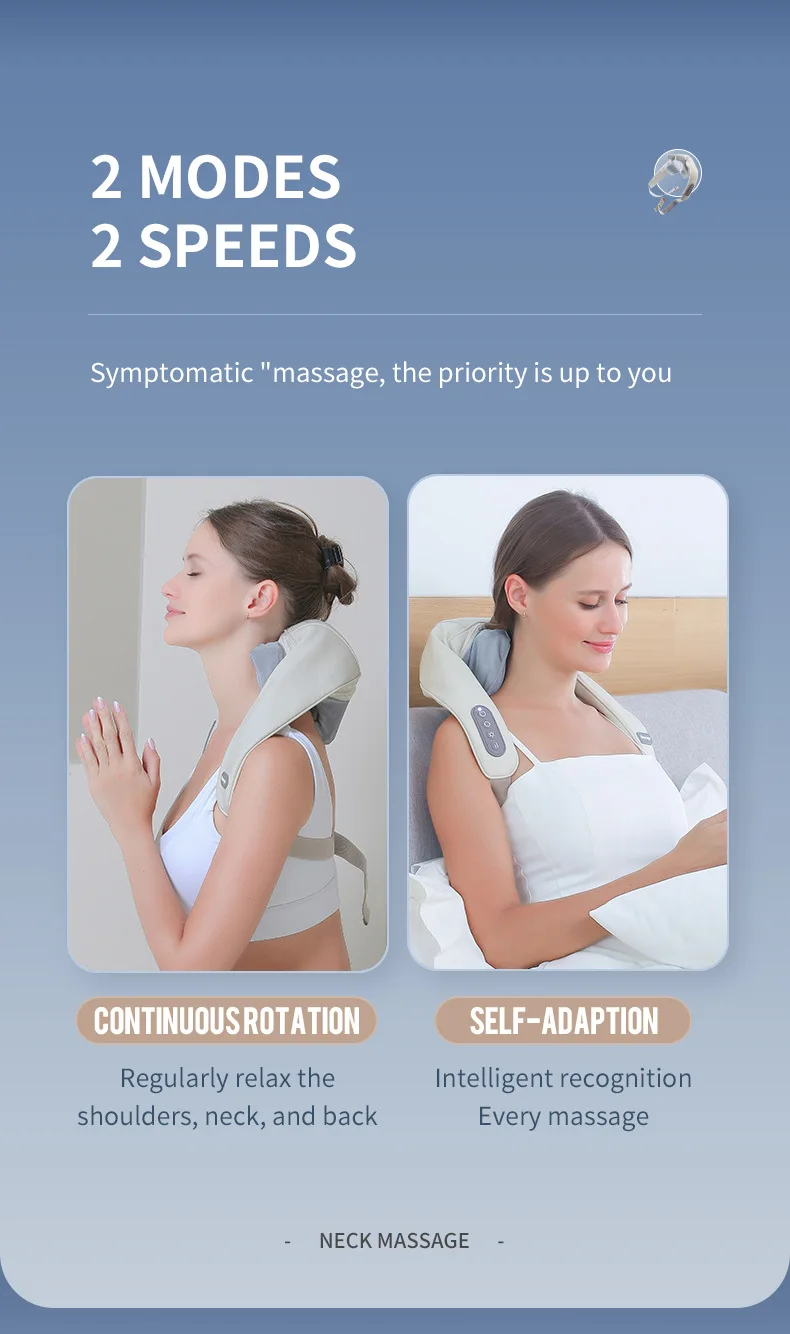 Foreverlily 26W Brushless Motor Neck And Shoulder Massager Wireless Shoulder And Back Kneading Massage Shawl Neck masajeador Foreverlily 26W Brushless Motor Neck And Shoulder Massager Wireless Shoulder And Back Kneading Massage Shawl Neck masajeador