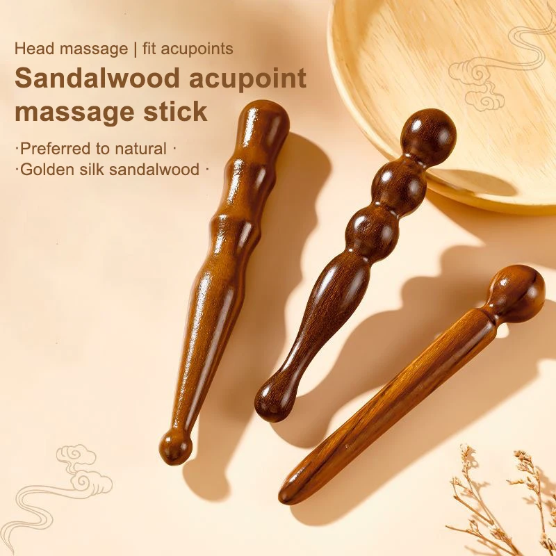 Wood Massage Stick Tool Natural Sandalwood Massager Acupoint Reflexology Tools For Full Body Relaxing Deep Tissue Foot Massage Wood Massage Stick Tool Natural Sandalwood Massager Acupoint Reflexology Tools For Full Body Relaxing Deep Tissue Foot Massage