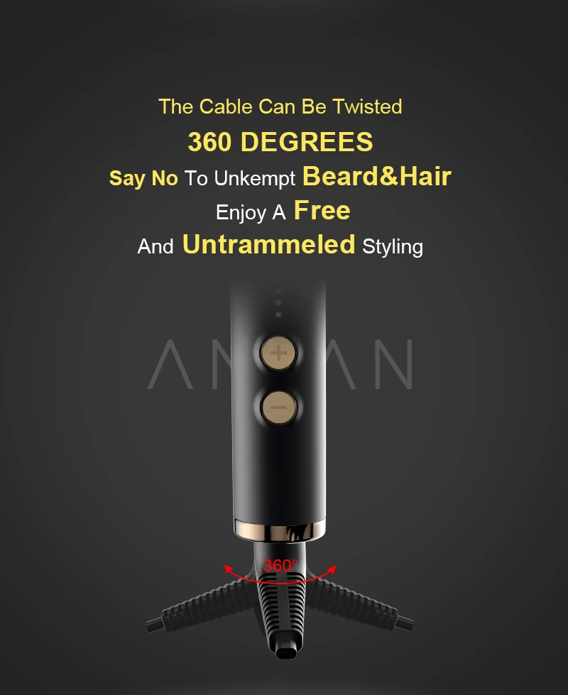 ANLAN Beard Hair Straightening Brush Hot Heated Comb Men Beard Multifunctional Straightener Ceramic Comb Quick Hair Styler ANLAN Beard Hair Straightening Brush Hot Heated Comb Men Beard Multifunctional Straightener Ceramic Comb Quick Hair Styler