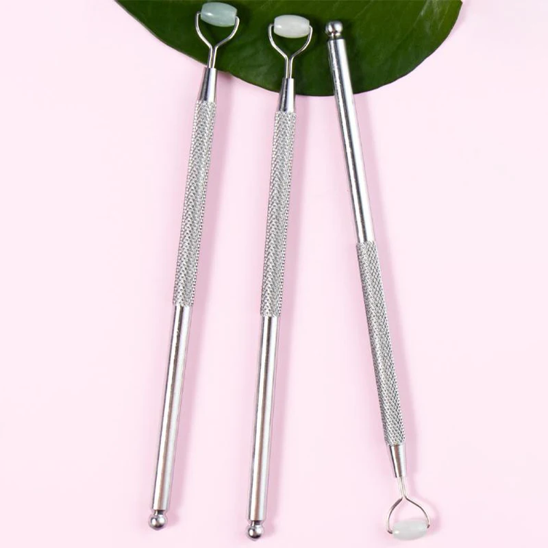 Eye Anti-Wrinkle Natural Jade Roller Scraper Face Acupuncture Firming Anti-Aging Eye Bag Massager Eye Anti-Wrinkle Natural Jade Roller Scraper Face Acupuncture Firming Anti-Aging Eye Bag Massager