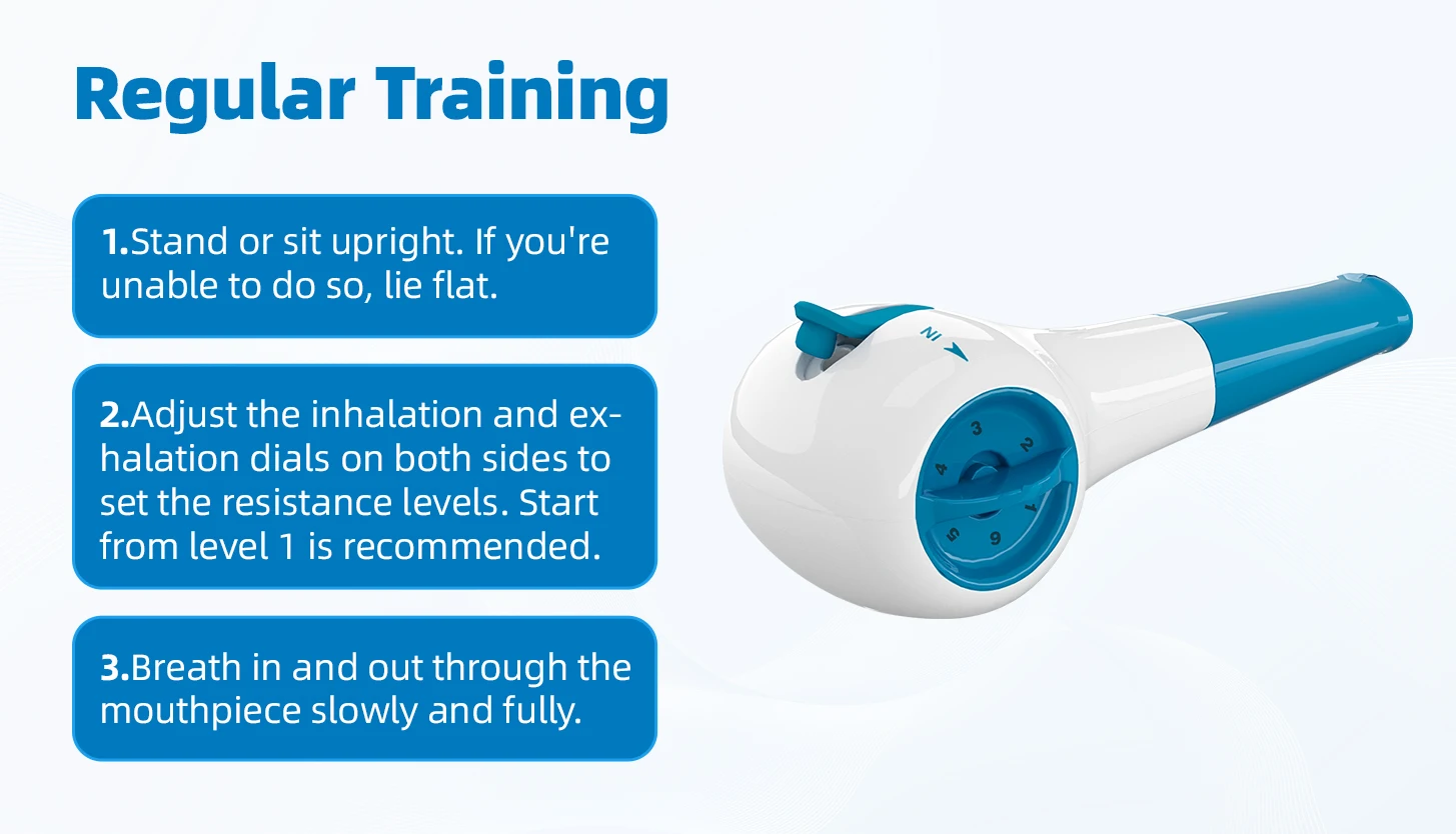 Breathing Exercise Device with Digital Manometer Lung Exerciser Device Respiratory Muscle Trainer Improve Lung Capacity with App Breathing Exercise Device with Digital Manometer Lung Exerciser Device Respiratory Muscle Trainer Improve Lung Capacity with App