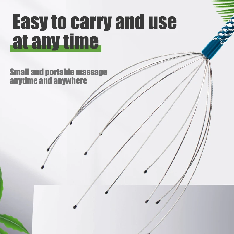 1/2PCS Head Massager Head Scratching Octopus Scalp Non Soul Extractor Divine Tool For Extracting Healthy And Healthy Hair - Image 3
