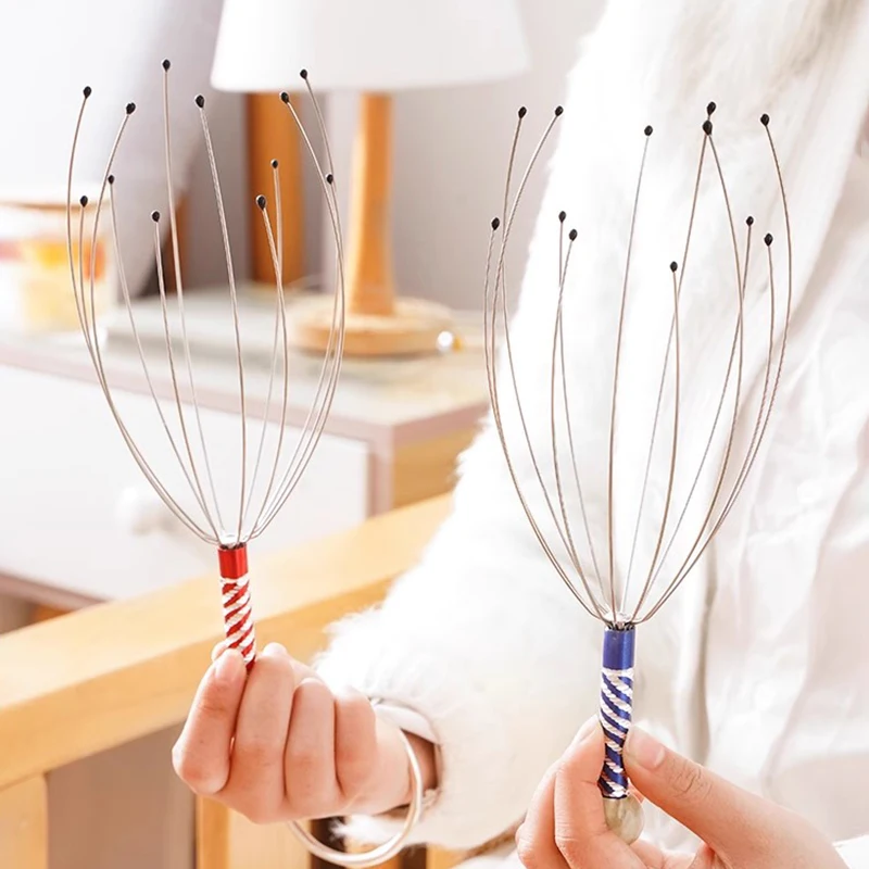 1/2PCS Head Massager Head Scratching Octopus Scalp Non Soul Extractor Divine Tool For Extracting Healthy And Healthy Hair - Image 4